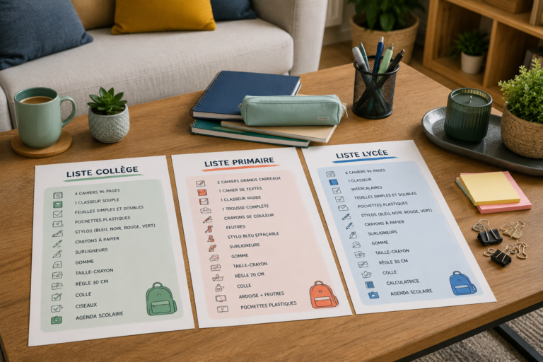 Rentrée scolaire 2026 : guide complet parents collège et lycée