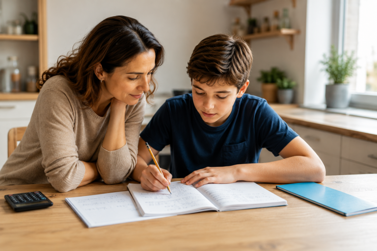 Aide aux devoirs : accompagner son ado sans conflit