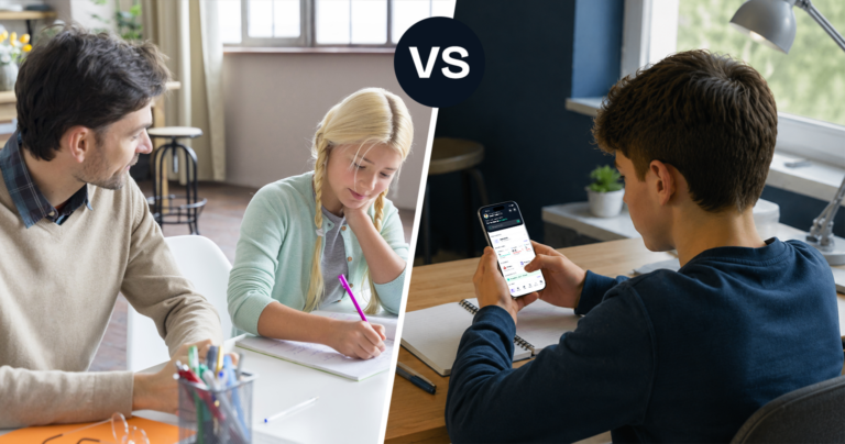 Cours particuliers vs application scolaire : le comparatif