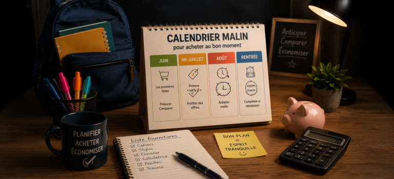 Quand acheter les fournitures scolaires ? Calendrier et promos
